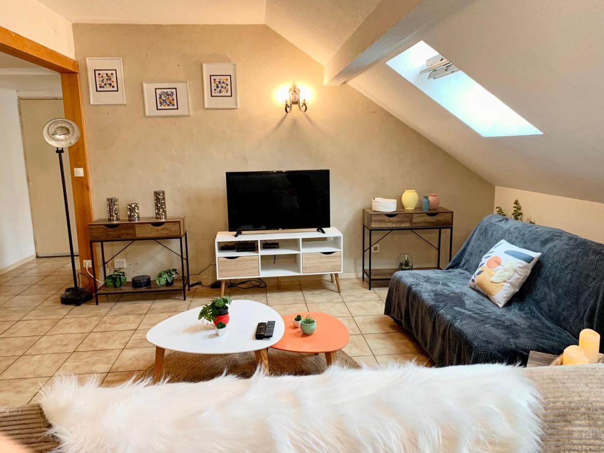 Charmant Appart Sous Toits Proche Chateau Des Ducs Chambéry Dış mekan fotoğraf