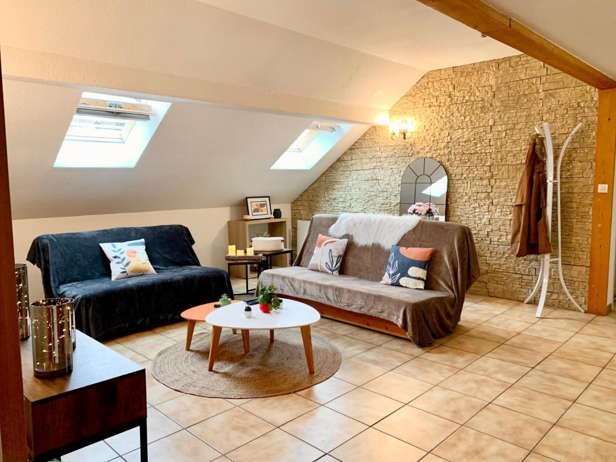 Charmant Appart Sous Toits Proche Chateau Des Ducs Chambéry Dış mekan fotoğraf
